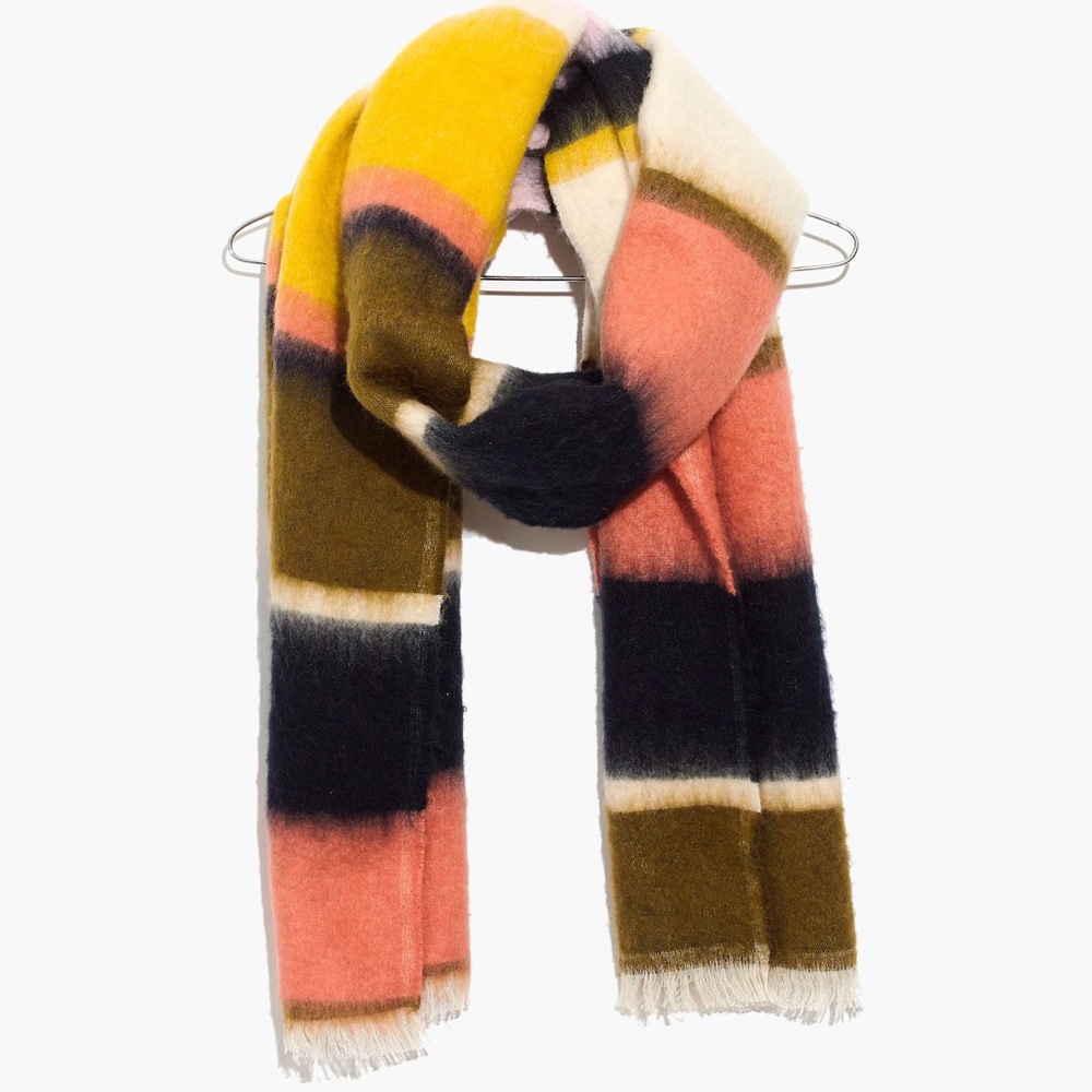 Madewell Stripeweave Multicolor Oversized Scarf